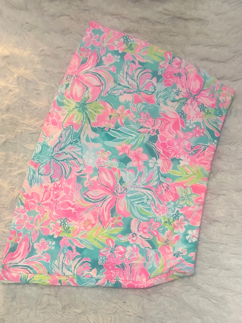 Lilly Pulitzer coral Pink Top with Lily Tropical Floral Skort size XL - Picture 3 of 9